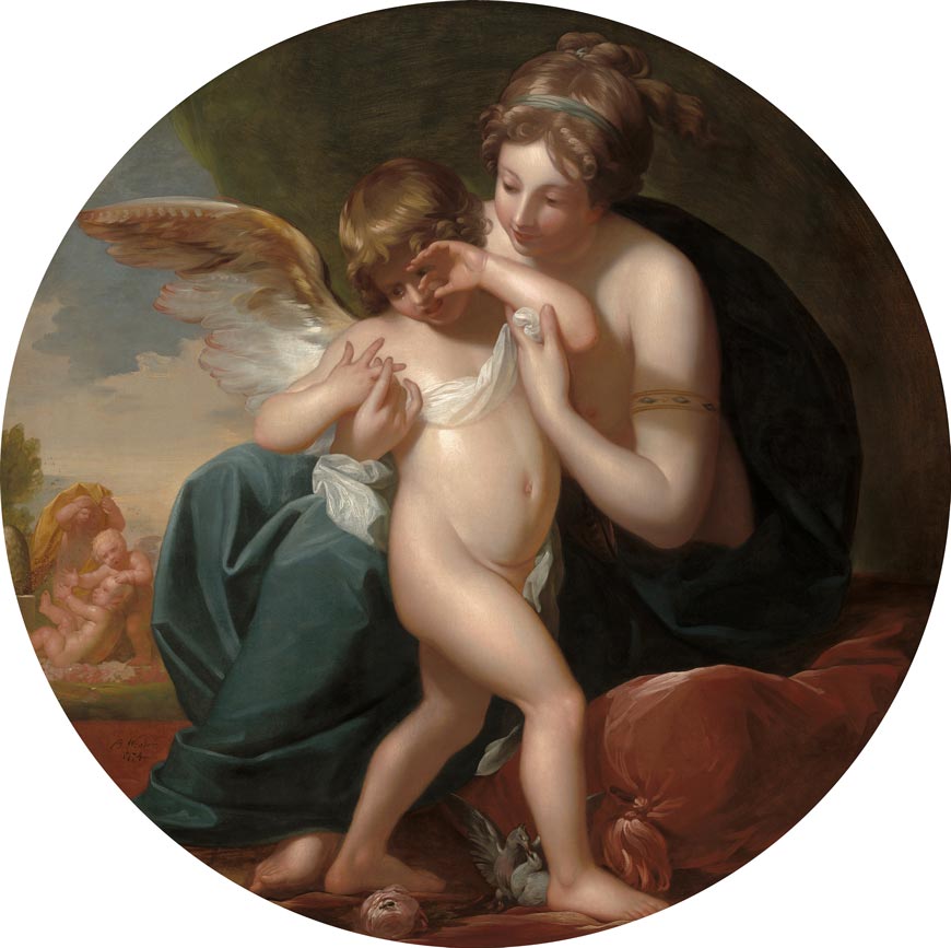 Cupid, Stung by a Bee, Is Cherished by his Mother (Купидон, ужаленный пчелой, лелеемый своей матерью), 1774