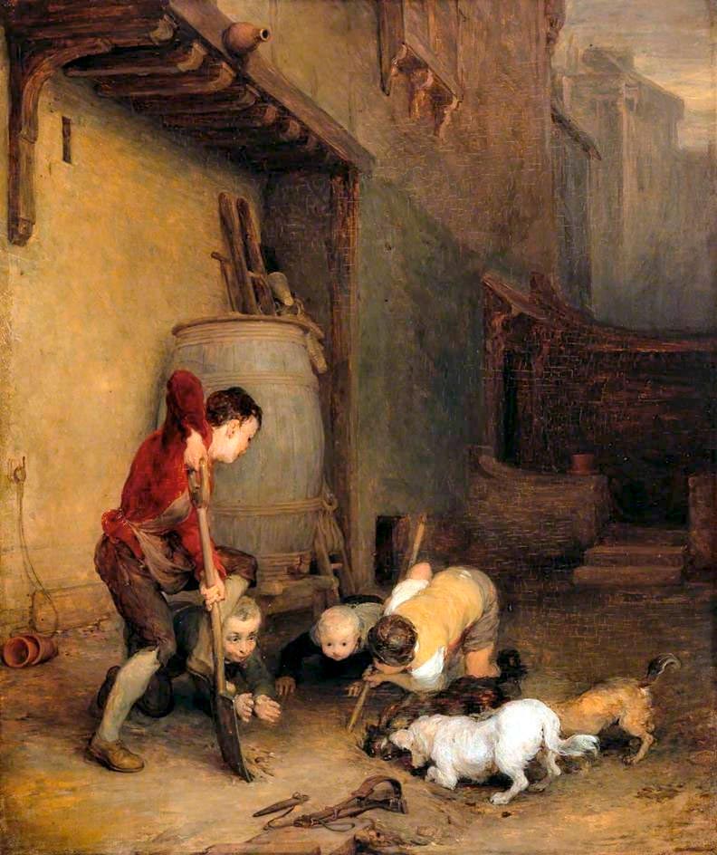 Boys Digging for Rats (Мальчики, раскапывающие крыс), 1812