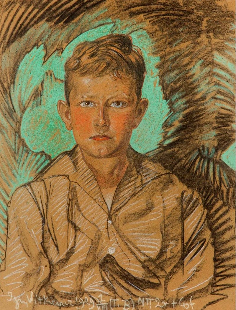 Portrait of Jerzy Glass as boy (Портрет Ежи Гласса мальчиком), 1929