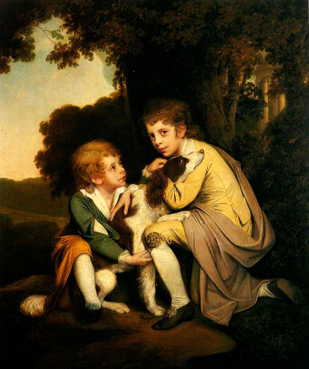 Thomas and Joseph Pickford as Children (Томас и Джозеф Пикфорд в детстве), c.1777-1779