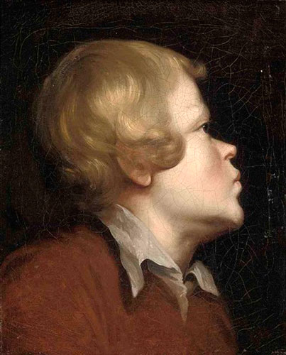 Portrait of a young boy in profile (Портрет мальчика в профиль)