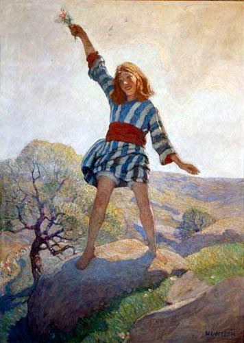 Leaping from Rock to Rock in sheer delight (Прыгая с камня на камень в полном восторге), 1913