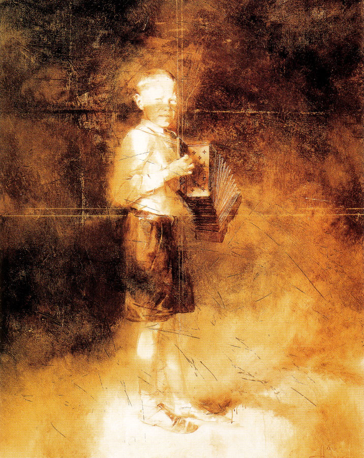 Автопортрет с аккордионом (Self-Portrait with Accordion), 1999