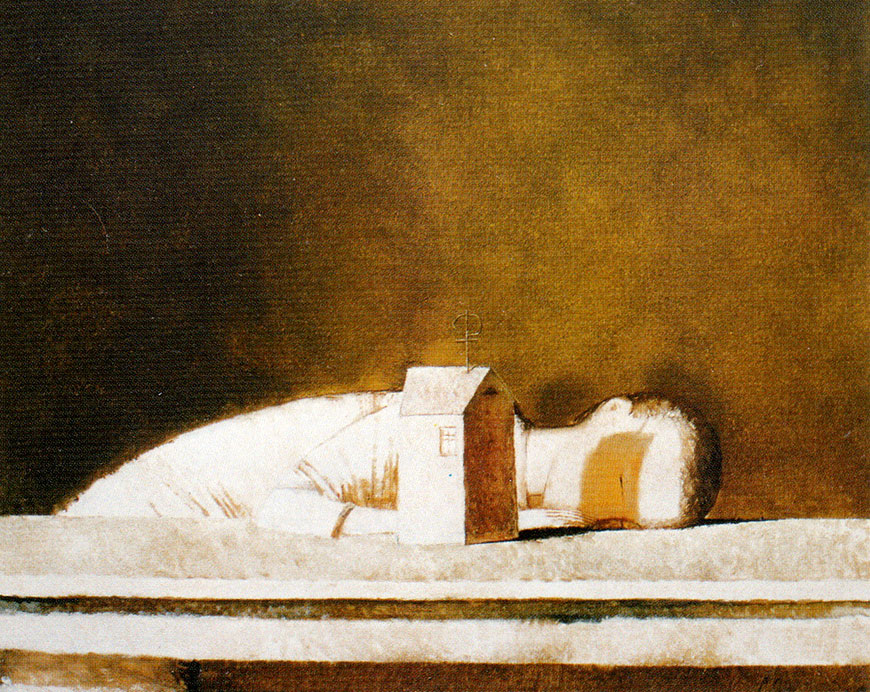 Дом на белом столе (A House on a White Table), 1992