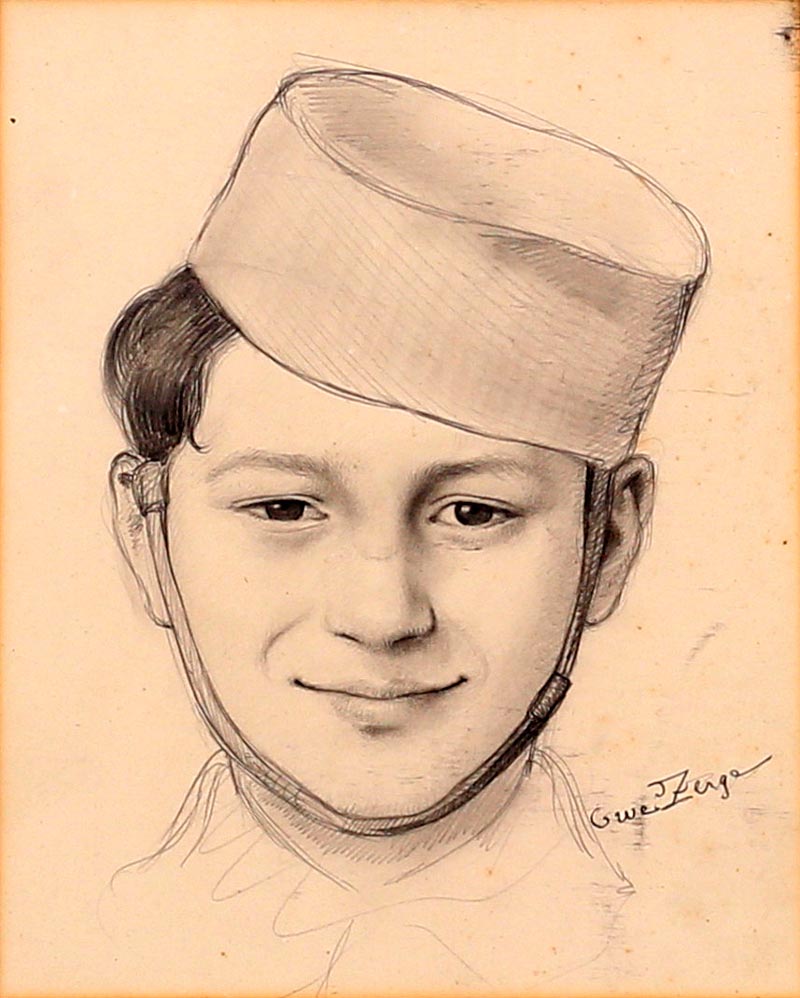 Boy with hat (Мальчик со шляпкой)