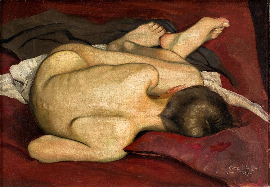 Sleeping nude boy (Спящий нагой мальчик), 1934