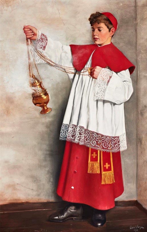 Konfirmand (Мальчик-конфирмант), 1925