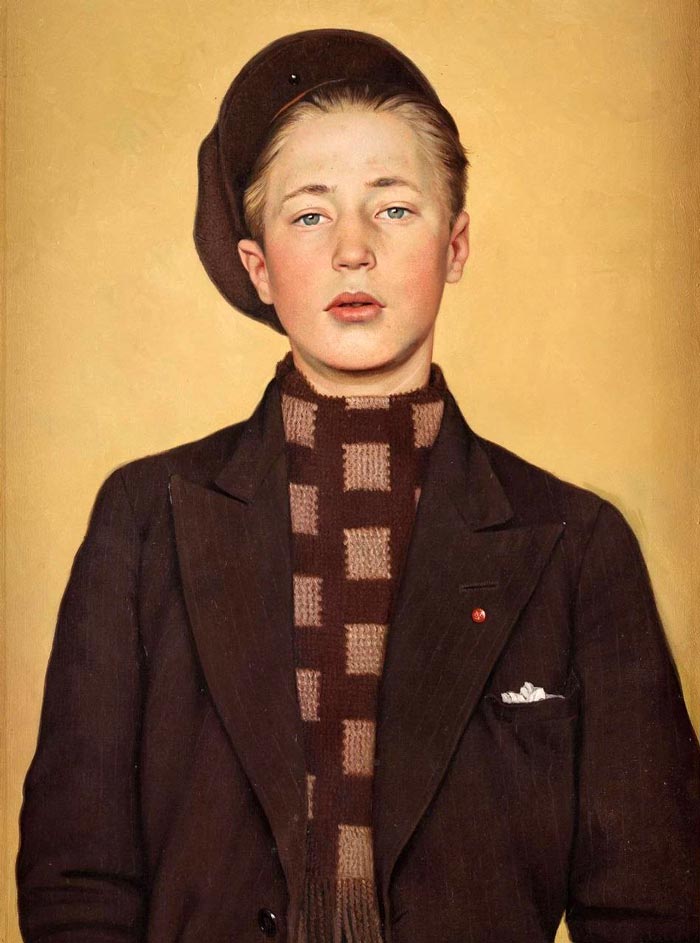 Porträtt av pojke (Портрет мальчика), 1948