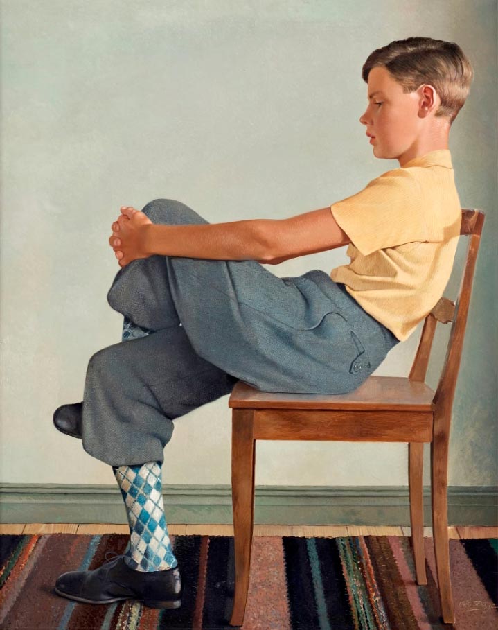 Portrait depicting Bertil (Портрет, изображающий Бертила)