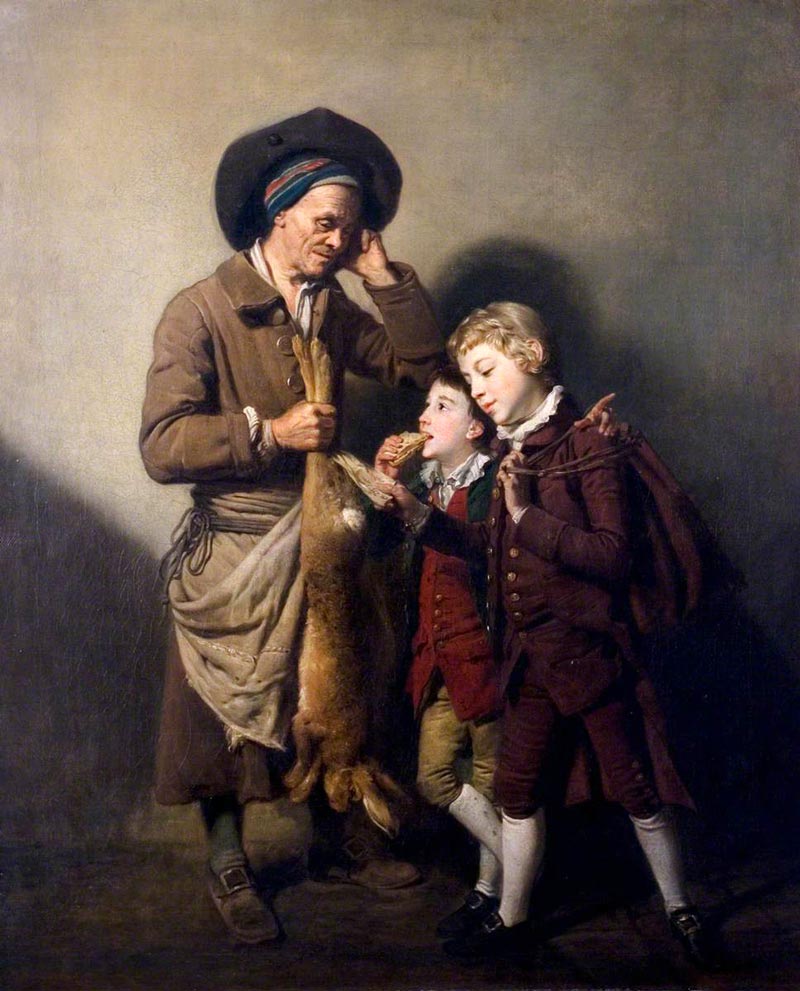 The Porter and the Hare (Привратник и заяц), 1768