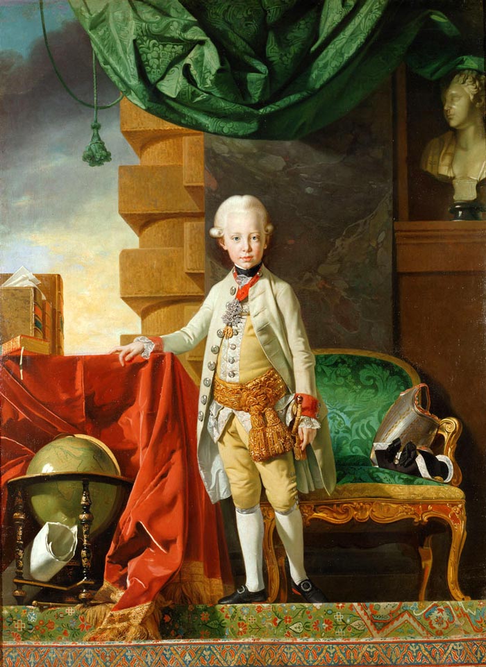Kaiser Franz I im Alter von sieben Jahren (Император Франц I в возрасте семи лет), 1775