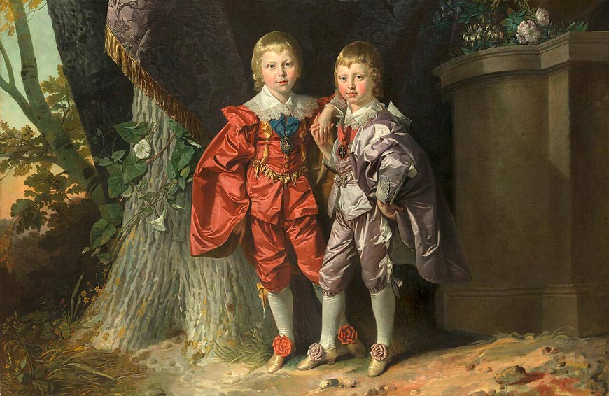 George IV when Prince of Wales, with Frederick, Duke of York when Prince Frederick (Георг IV в бытность принцем Уэльским, вместе с Фредериком, герцогом Йоркским, тогда принцем Фредериком)