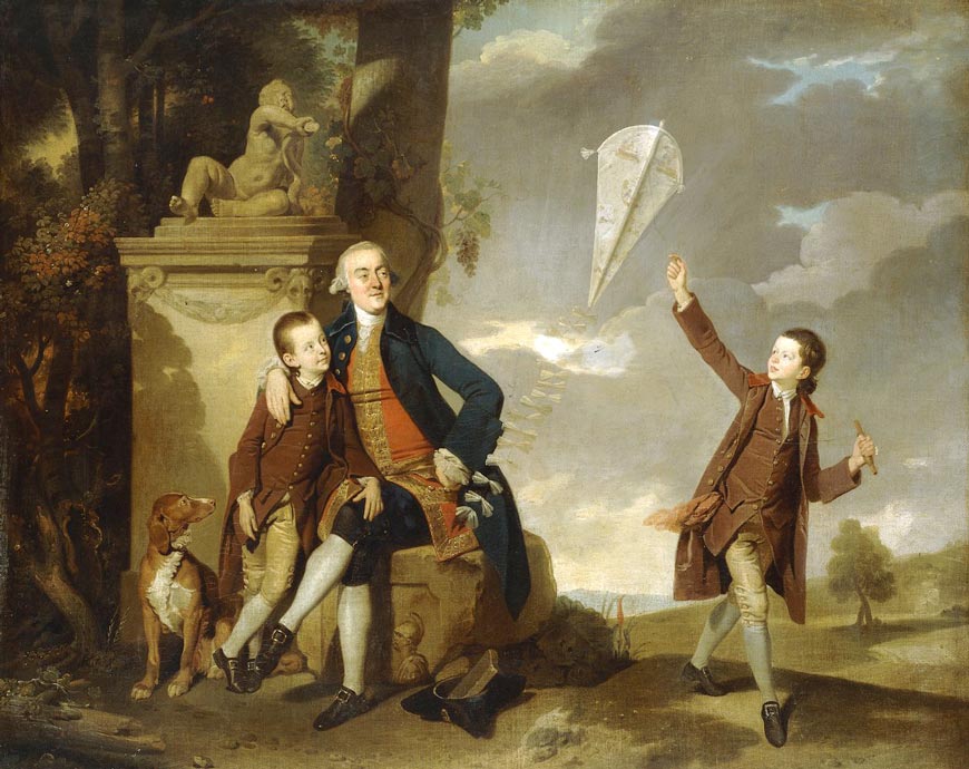 Portrait of George Fitzgerald with his sons George and Charles (Портрет Джорджа Фицджеральда с сыновьями Джорджем и Чарльзом)