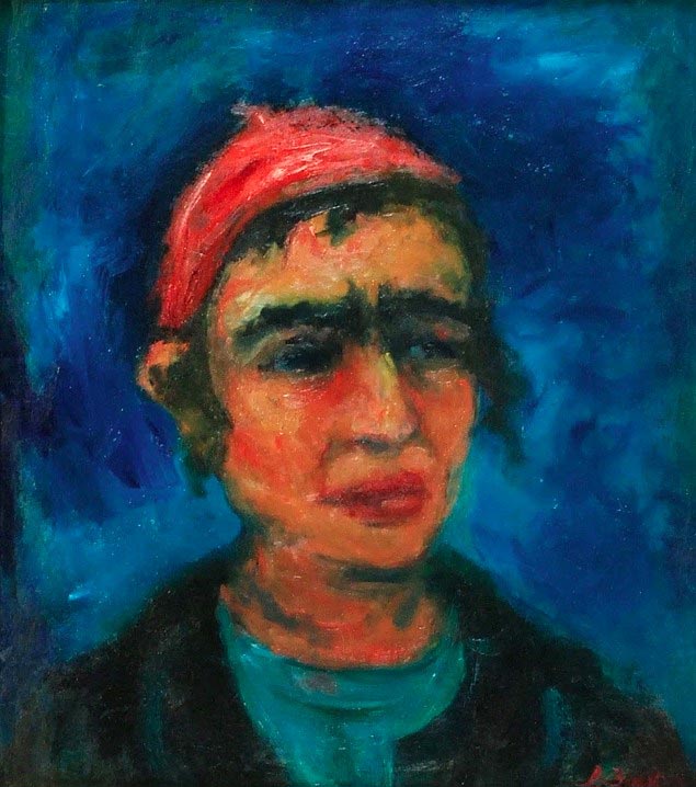 Portret chłopaka w czerwonej czapce (Портрет мальчика в красной шапочке)