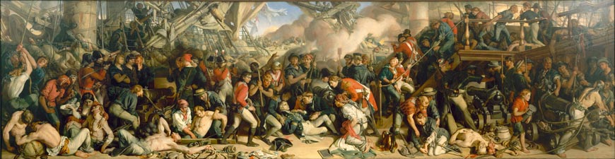 Mailin Daniel - The Death of Nelson (Смерть Нельсона), 1859-1864