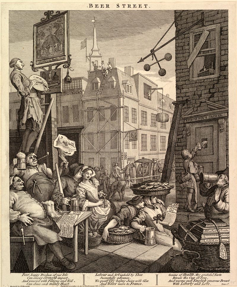 Hogarth William - Beer Street, 1751