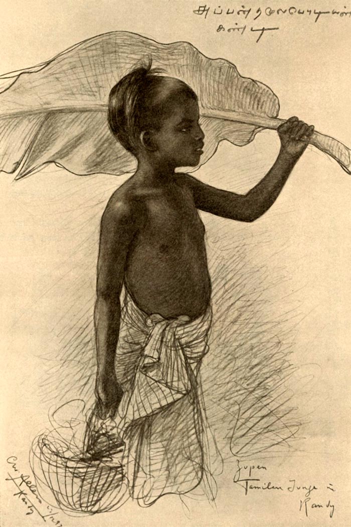 Tamil boy, Kandy, Ceylon (Тамильский мальчик, Канди, Цейлон), 1898