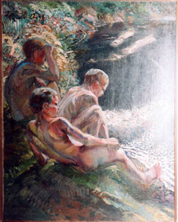 Мальчики у озера (The boys at the lake), 1935