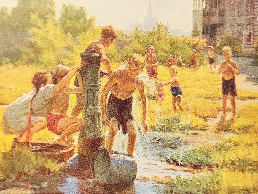 Жаркое лето (Hot summer), 1950-е