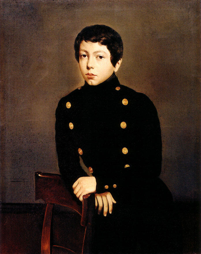 Portrait of Ernest Chasseriau (Портрет Ернста Шассерио), 1835