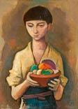 Мальчик с вазой фруктов