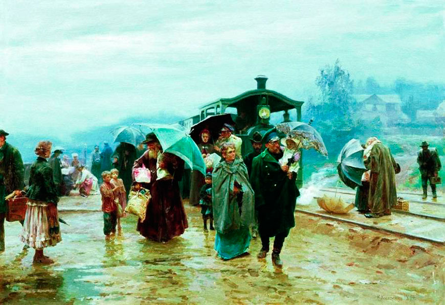 Трамвай пришел (Tram come), 1894