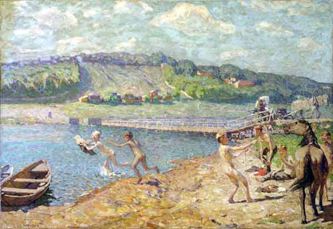 Купание в жаркий день (Bathing in Hot Day), 1920-1930