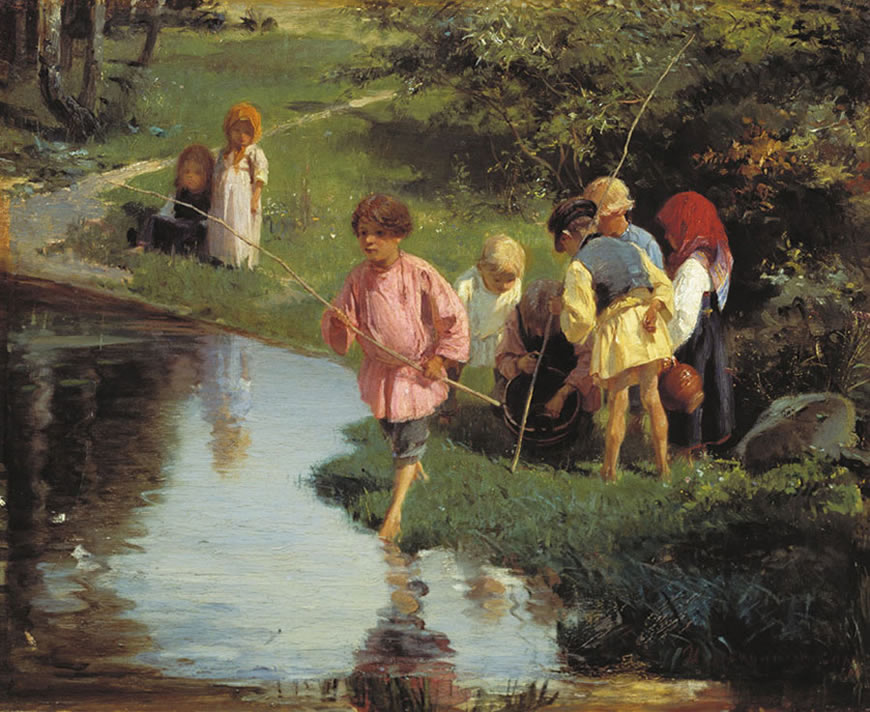 Дeти нa pыбaлкe (Children Fishing), 1982