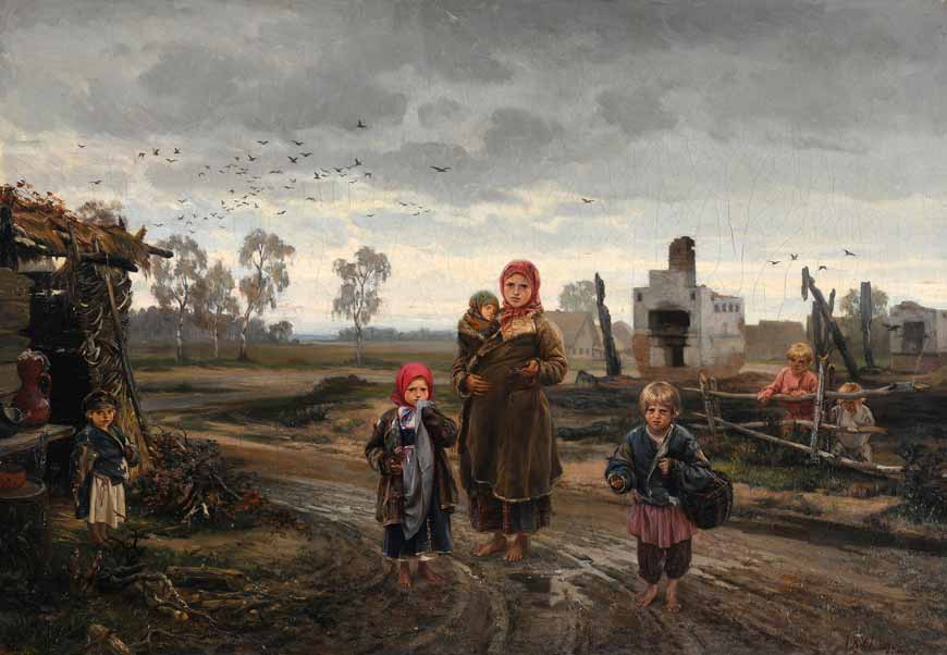 Погорелые (Fire victims), 1871 