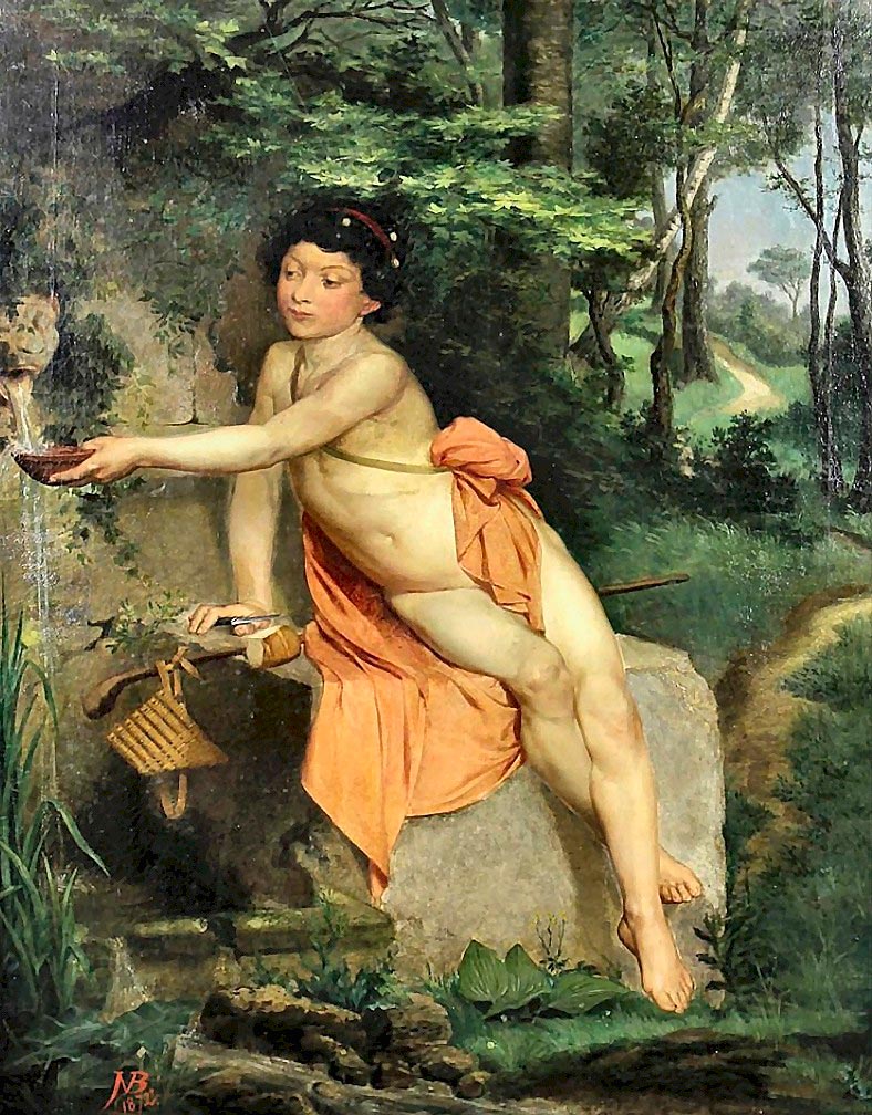 A classical nude at a spring (Классическое ню у родника), 1872 