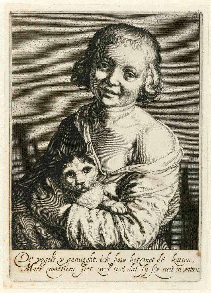 Boy with cat (Мальчик с котом), c.1625