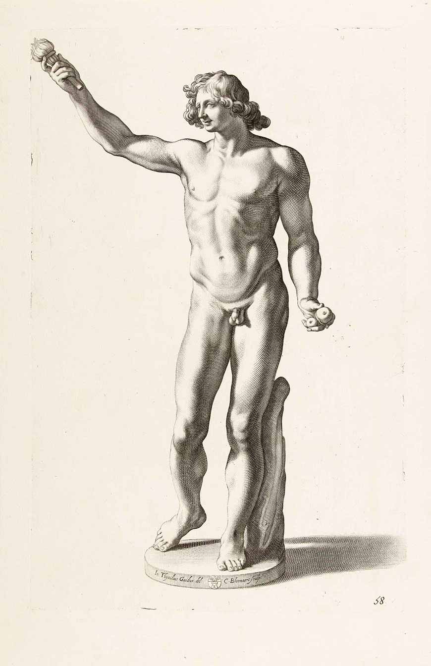 Naked boy with torch (Обнажённый мальчик с факелом), c.1636