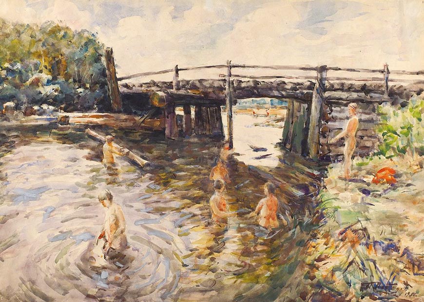 Купание мальчиков (Bathing boys), 1956