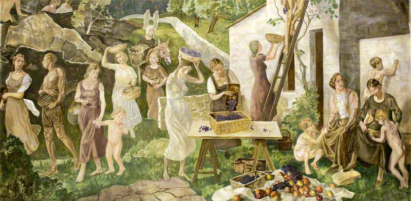 The Grape Harvest Panel (Панель Сбор винограда), 1938-1954