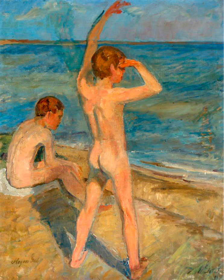 Drenge i Hornbæk (Мальчики в Хорнбеке), 1914