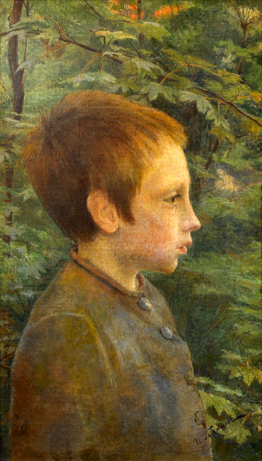 Мальчик в лесу (Young Boy in the Woods)