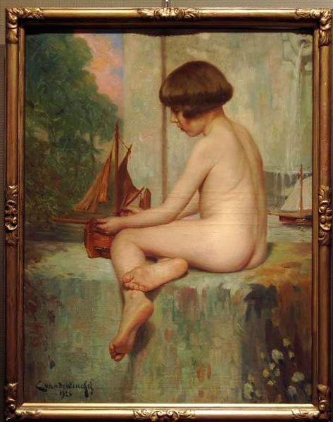 Young boy with a boat (Мальчик с корабликом), 1926