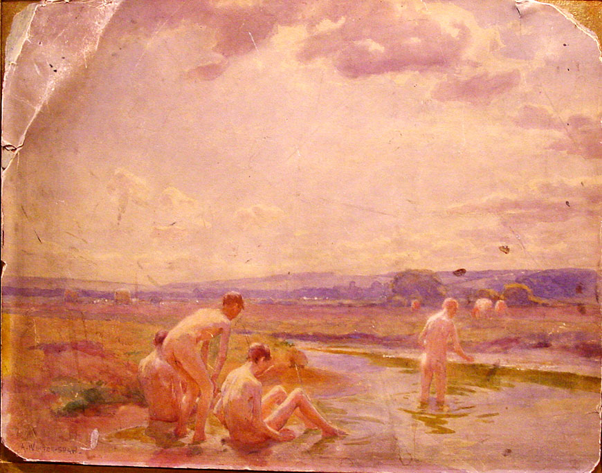 Boys bathing (Купающиеся мальчики), c.1910