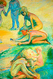 Badeliv ved fjorden (Купальный сезон в фьорде), 1947-1948 detail