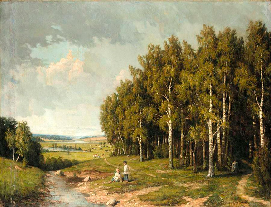 Мальчики у ручья (Boys by a stream), 1887