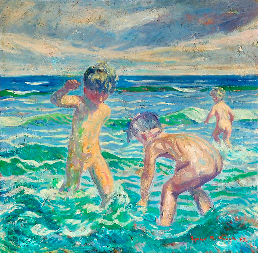 Badende drenge (Купающиеся мальчики), 1947