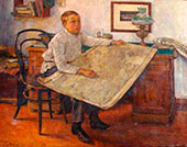 Boy with map