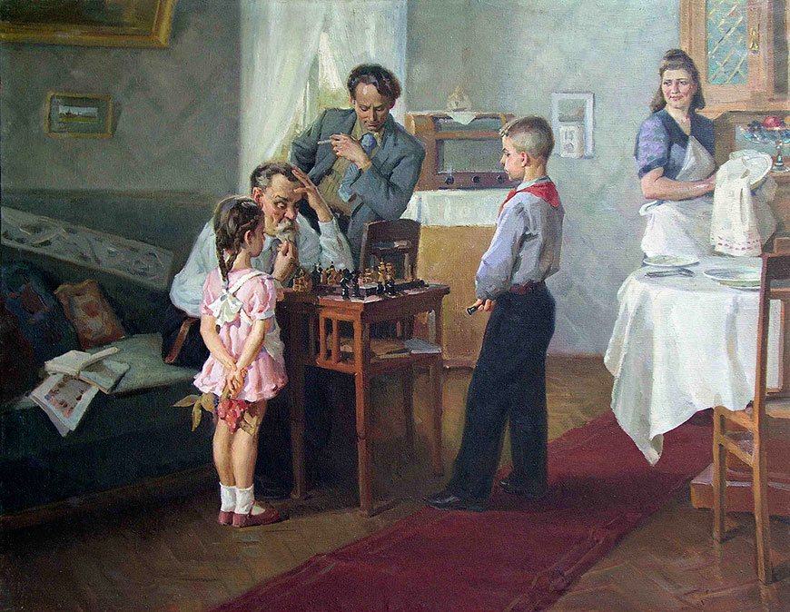 Юный шахматист (Young chess player), 1951