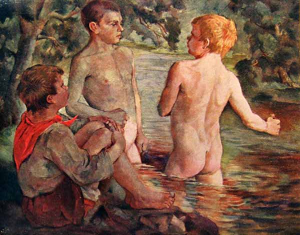 Пионеры купаются (Bathing Pioneers), 1930s