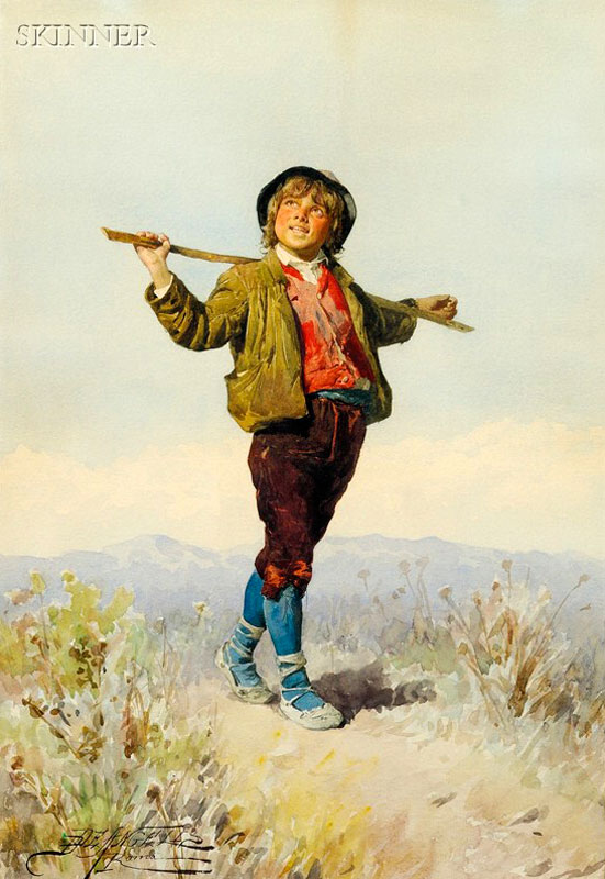 Boy in the Countryside (Мальчик в деревне)