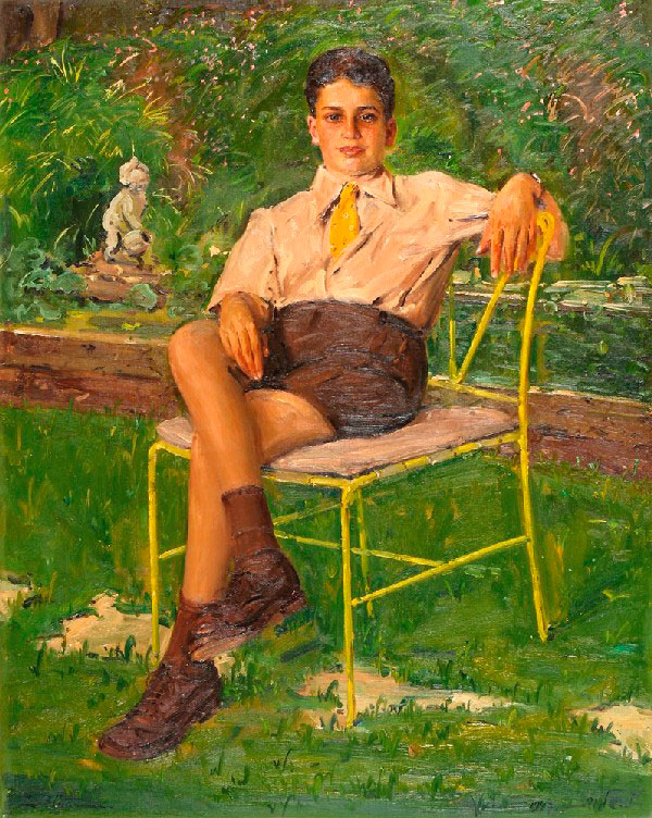 Portrait of a Sitting Boy (Портрет сидящего мальчика), 1947