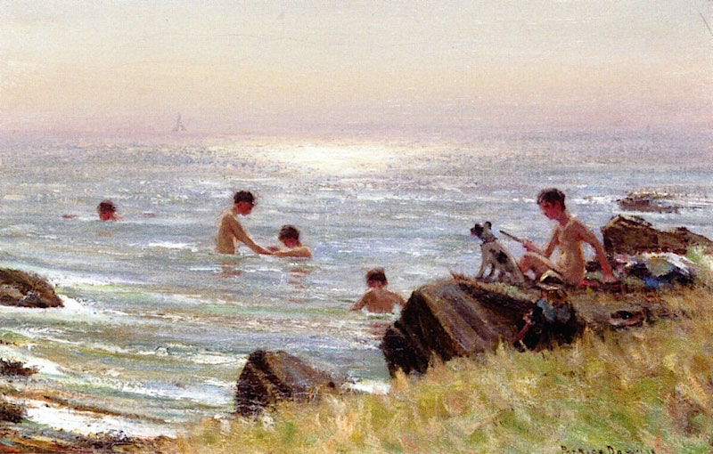 Children Bathing at Ballantrae (Дети, купающиеся у Баллантра)