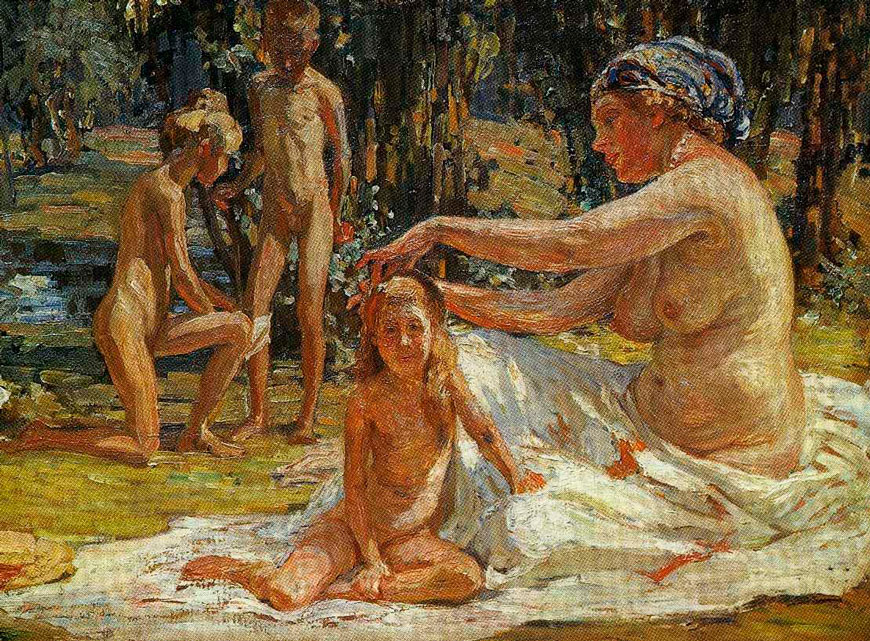 Ģimene Siguldā (Семья в Сигулде), 1913