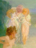 Юная купальщица (The Young Bather)<br>
detail/фрагмент