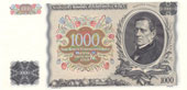 1000 Czechoslovak crowns (1000 Чехословацких крон), 1930s